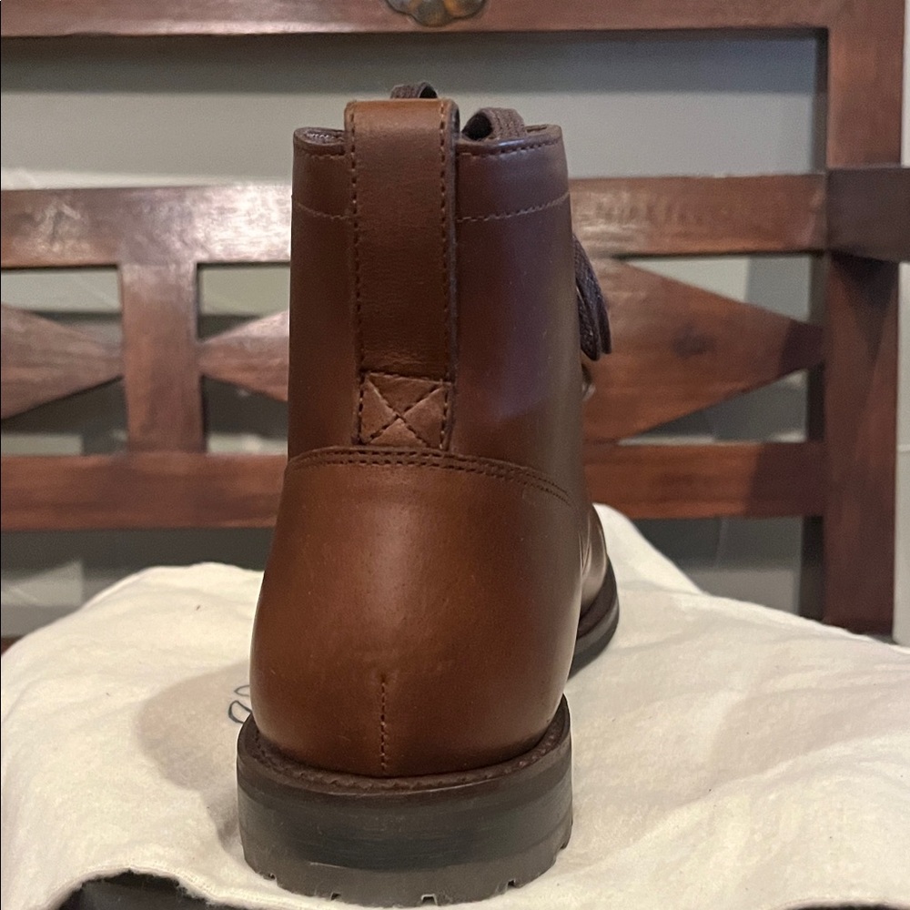 NWT J. Crew Kenton Leather Cap Toe Boot. Size 9.5 - Picture 11 of 14